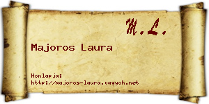 Majoros Laura névjegykártya